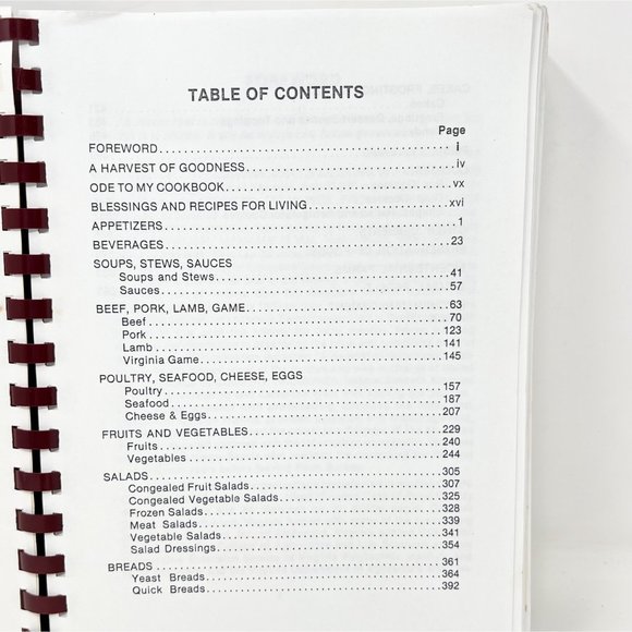 Country Treasures Recipes -  Virginia Farm Bureau Kitchens Cookbook  1994 - Picture 4 of 16